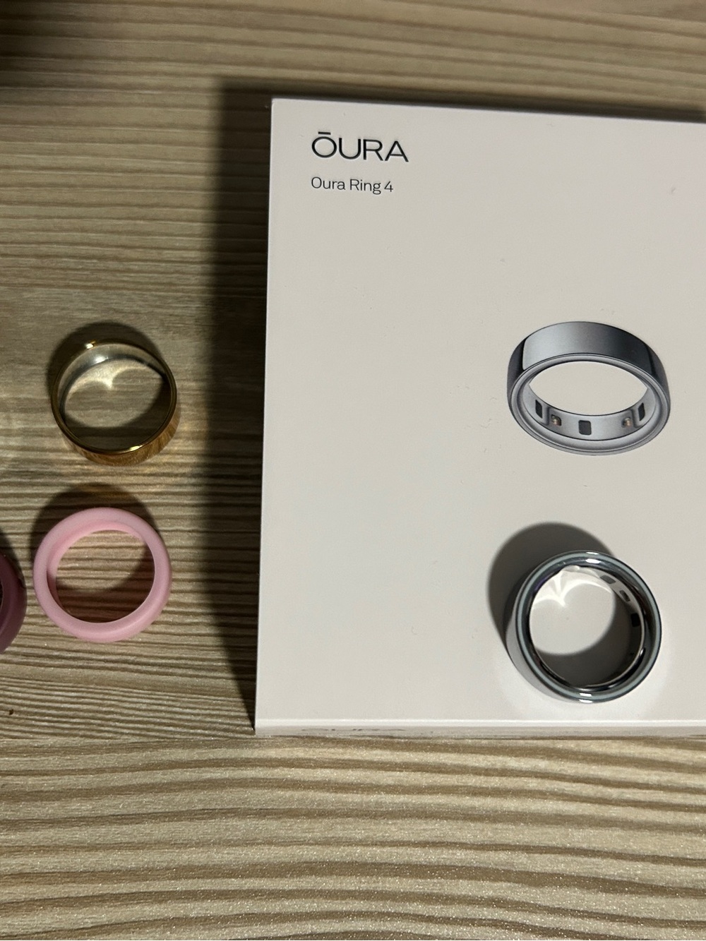 Oura Ring 4 Silver size 8